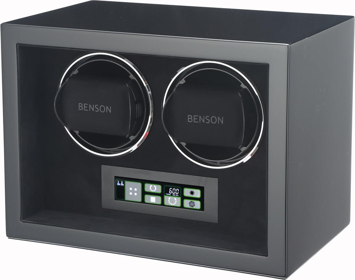 Benson Watch Winder Compact Double 2.bs Black
