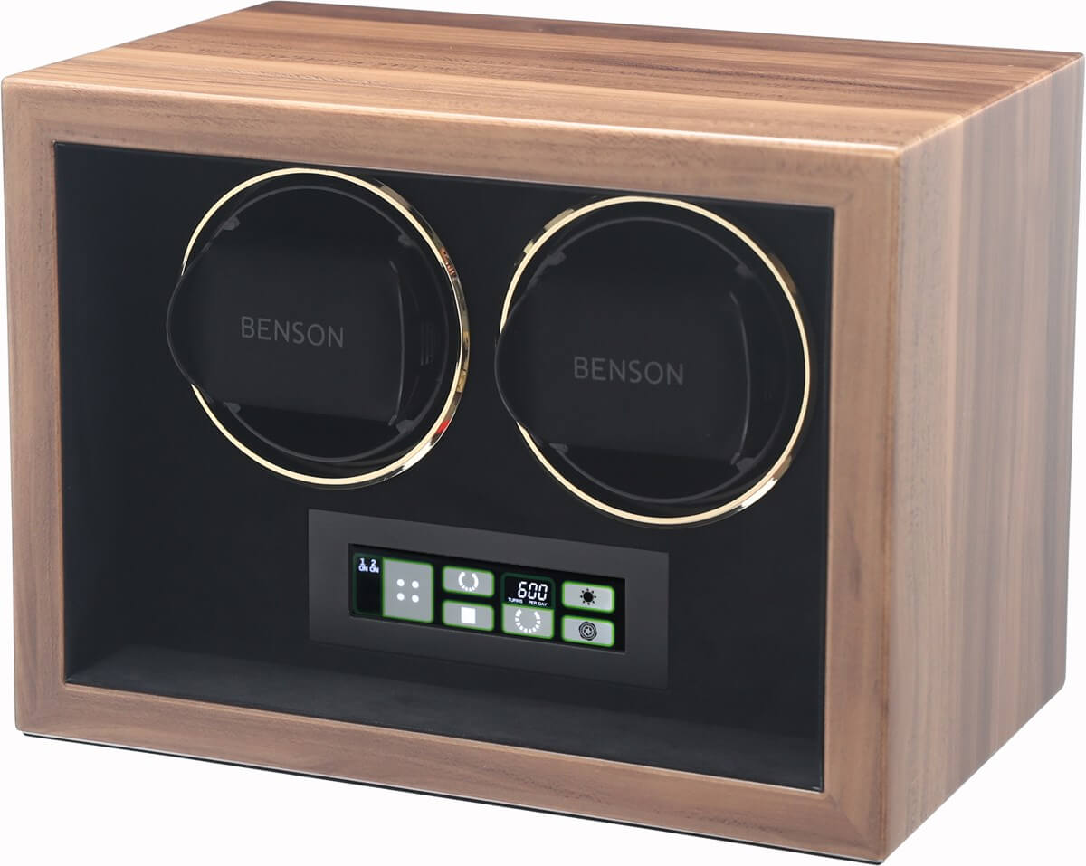 Benson Watch Winder Compact Double 2.wag Brown