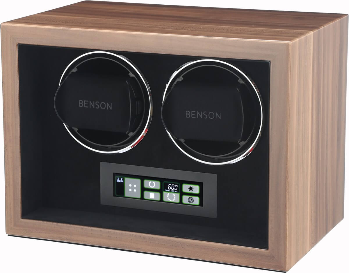 Benson Watch Winder Compact Double 2.was Brown