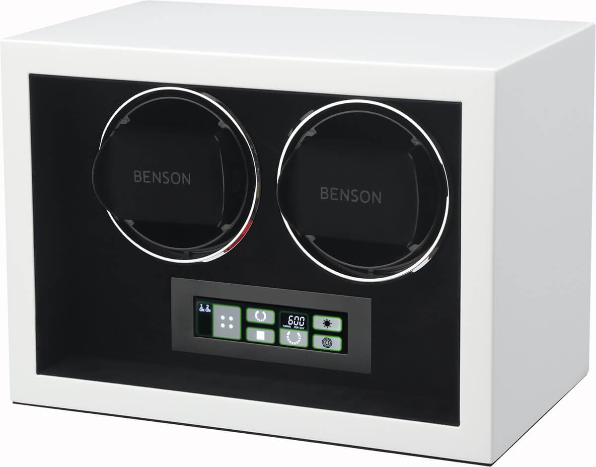 Benson Watch Winder Compact Double 2.ws White