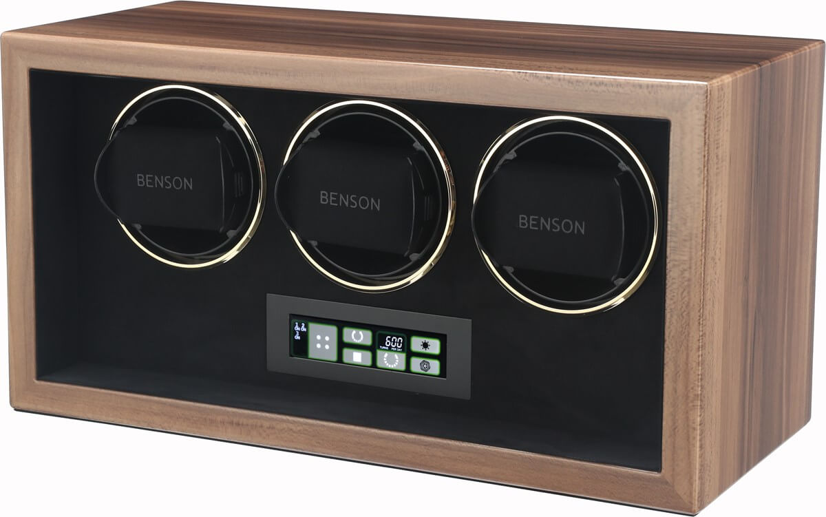 Benson Watch Winder Compact Triple 3.wag Brown