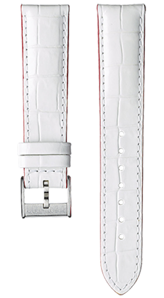 Hamilton Strap Jazmaster Aligator Leather White