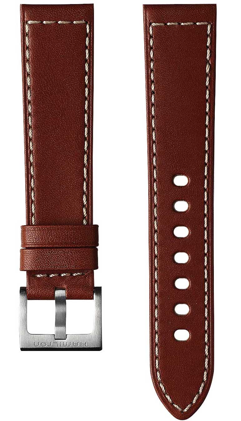 Hamilton Strap Khaki Field Leather Brown