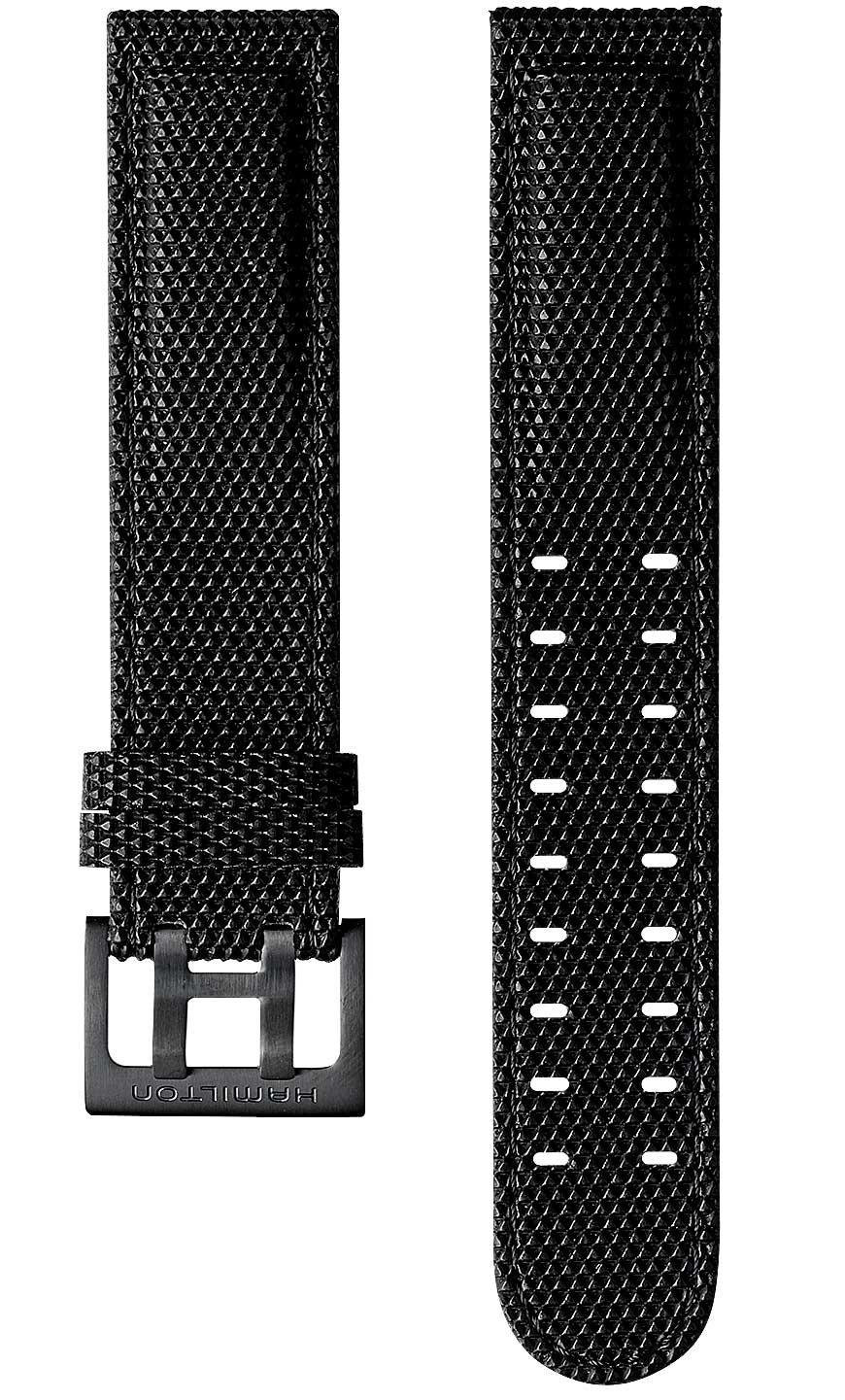 Hamilton Strap Khaki Field Synthetic Black