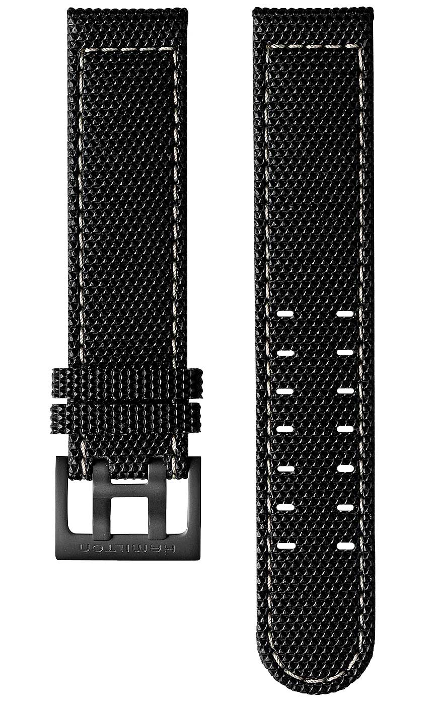 Hamilton Strap Khaki Field Textile Black
