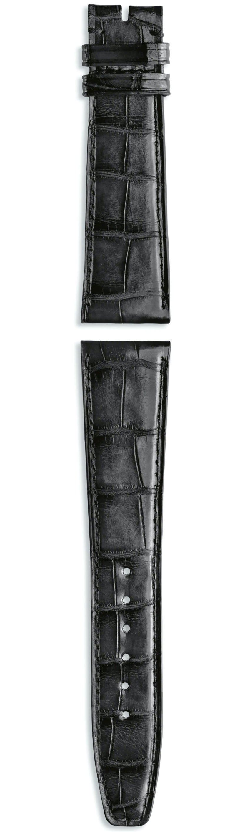 Iwc Strap Aligator Black For Folding Clasp Xl
