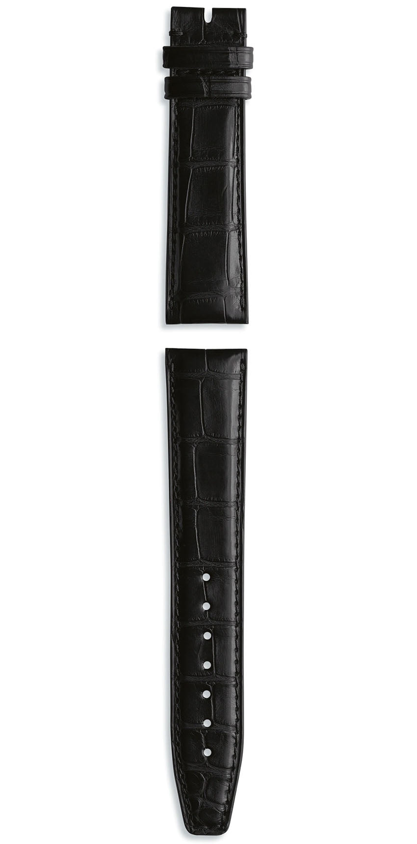 Iwc Strap Aligator Black For Folding Clasp Xs