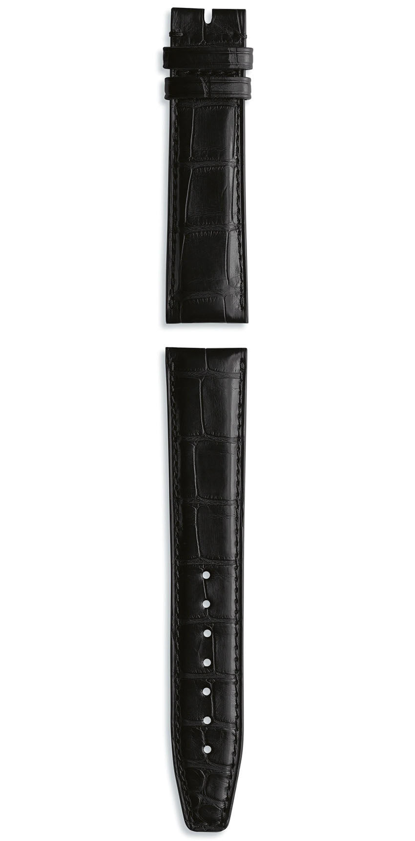 Iwc Strap Aligator Black For Pin Buckle