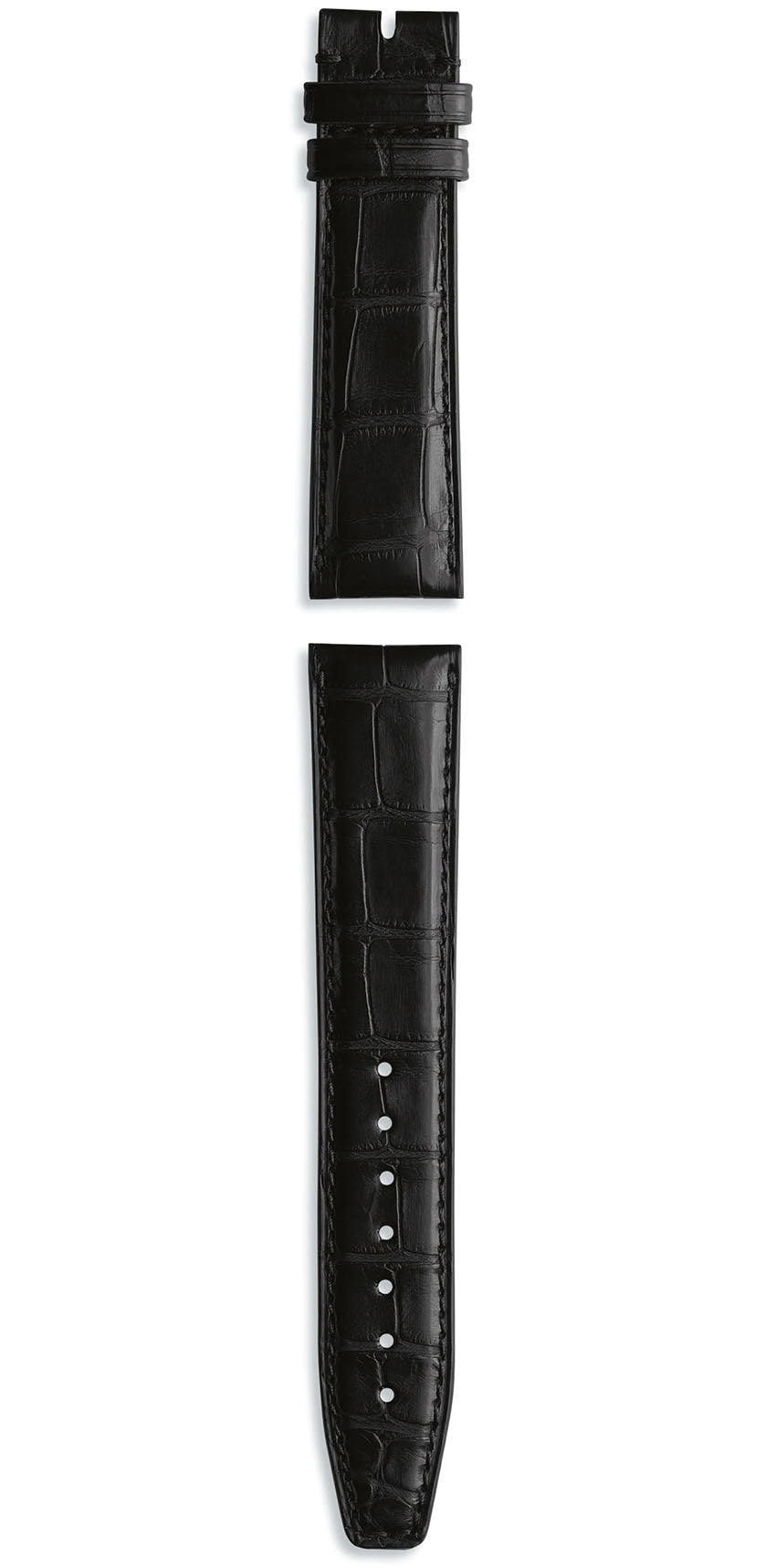 Iwc Strap Aligator Black For Pin Buckle Xl