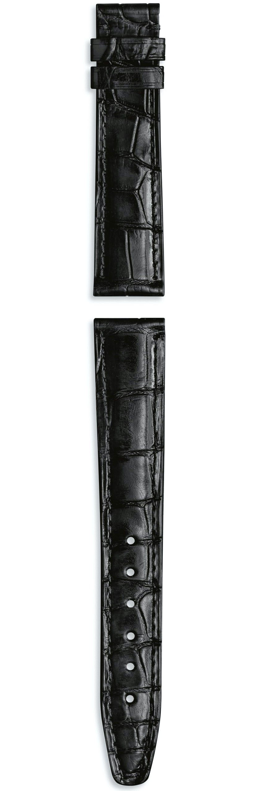 Iwc Strap Alligator Black For Butterfly Clasp
