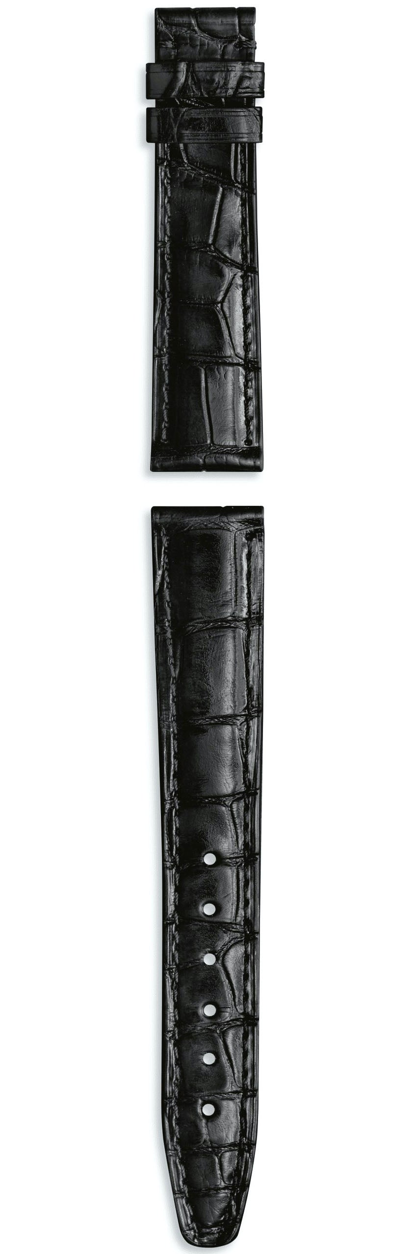 Iwc Strap Alligator Black For Butterfly Clasp Xxs