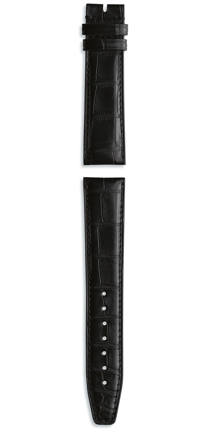 Iwc Strap Alligator Black For Pin Buckle Xs