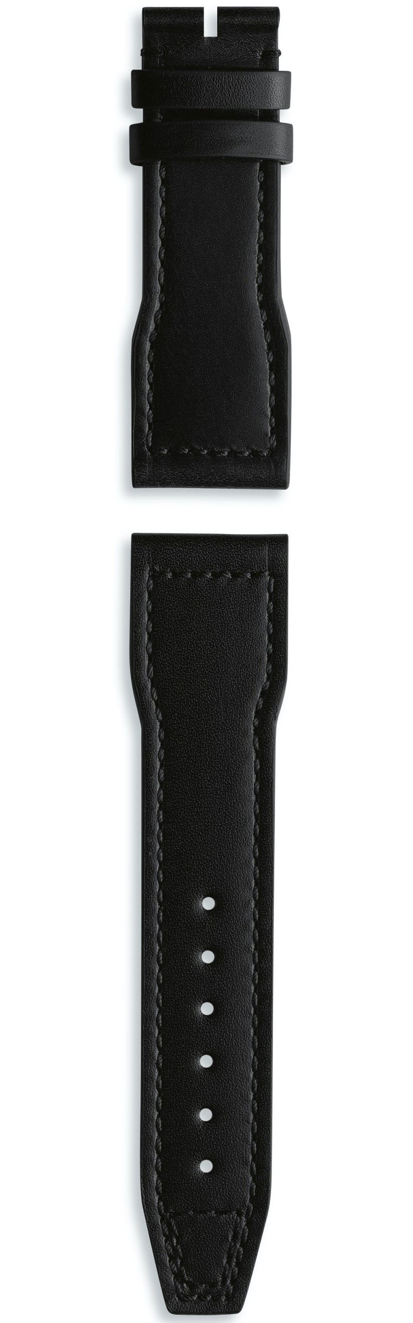 Iwc Strap Calfskin Black For Pin Buckle