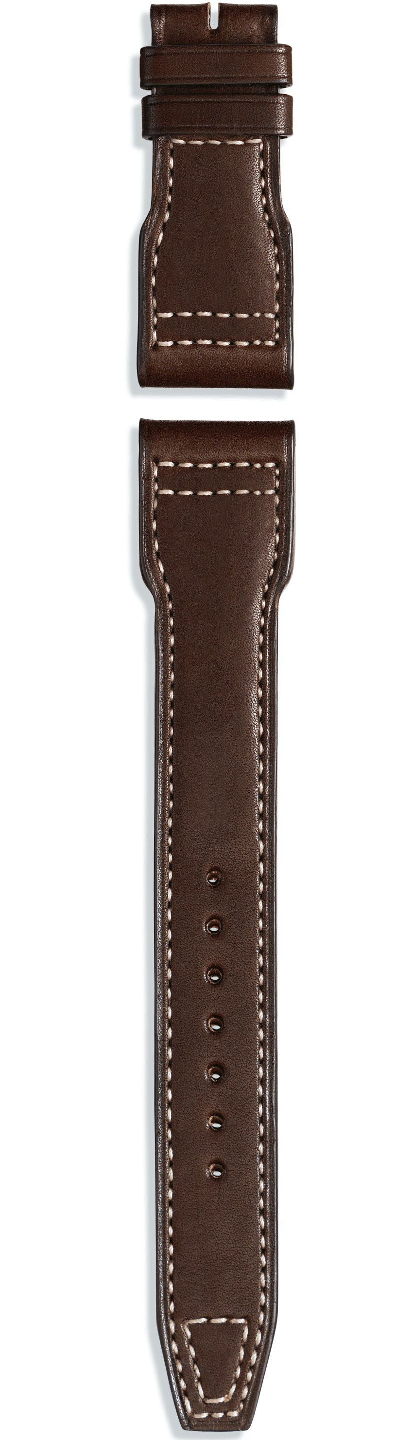 Iwc Strap Calfskin Brown For Folding Clasp