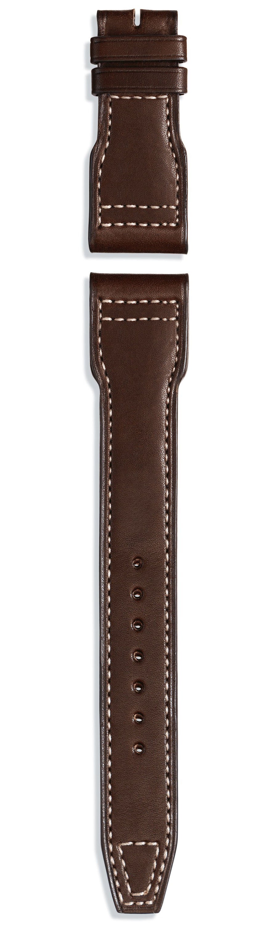 Iwc Strap Calfskin Brown For Folding Clasp Xs