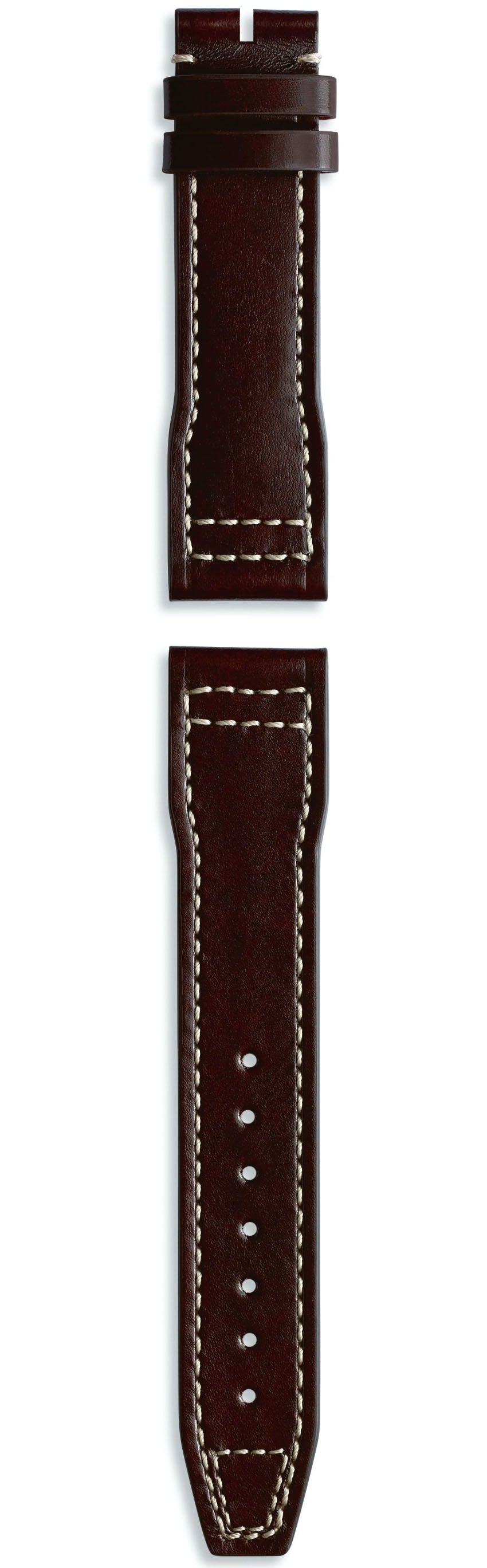 Iwc Strap Calfskin Marron Brown For Pin Buckle Xl