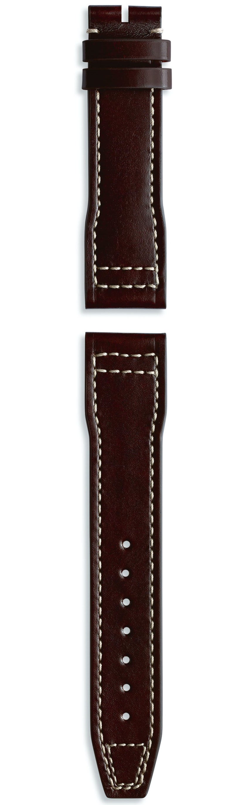 Iwc Strap Calfskin Marron Brown For Pin Buckle Xs