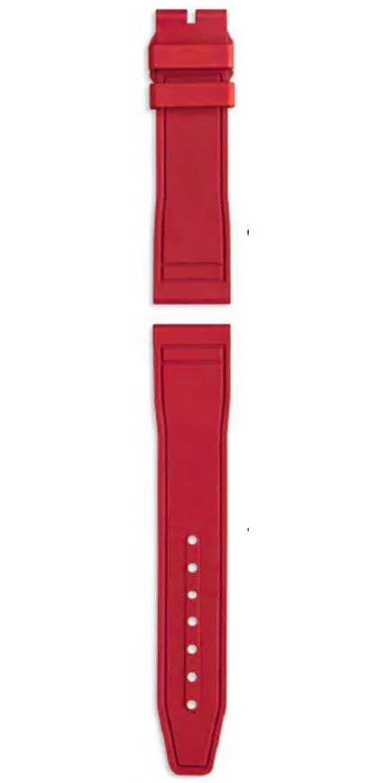 Iwc Strap Rubber Pilot's Mark Xx & Chrono 41 20/18mm Red