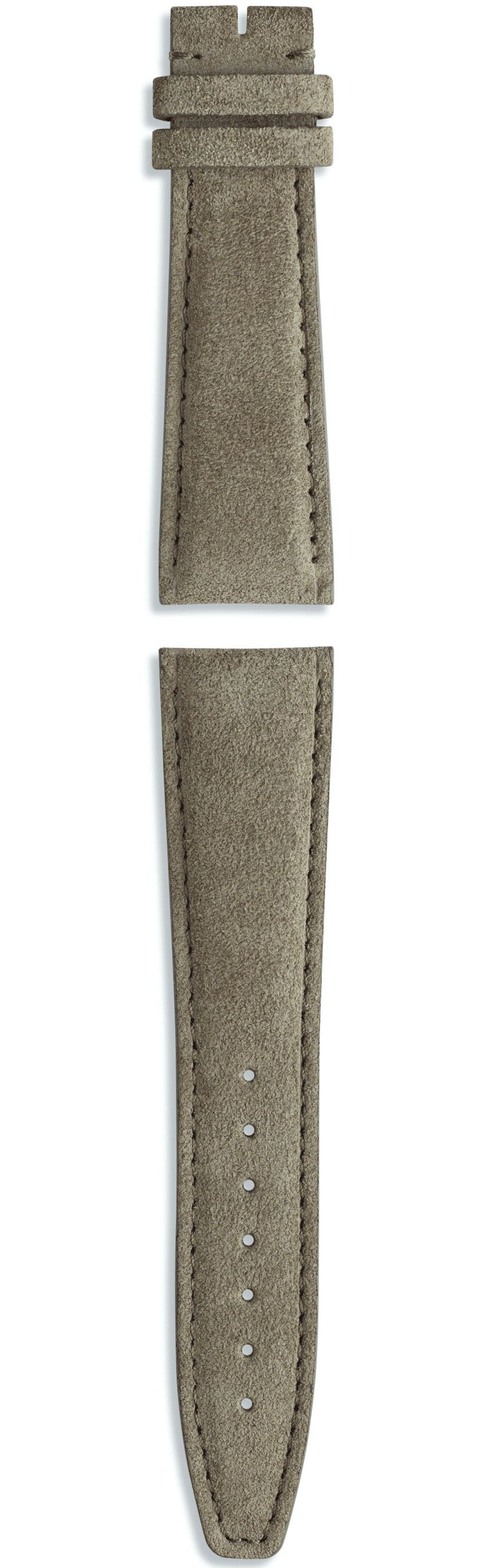 Iwc Strap Suede Grey