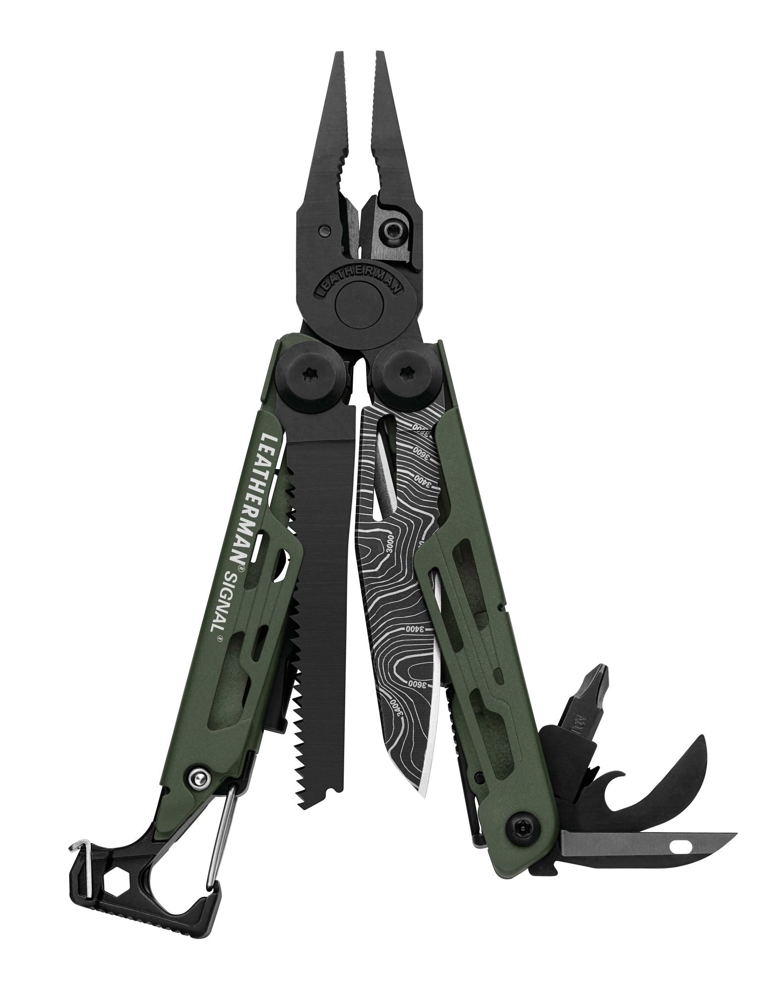 Leatherman Signal Multi-tool - Topo Green - Green