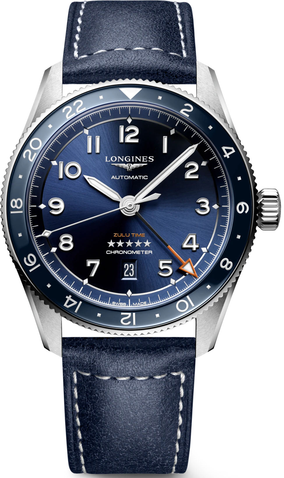 Longines Spirit Zulu Time Mens