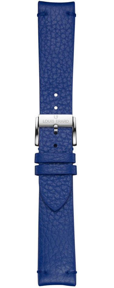 Louis Erard Strap Leather Blue Grained 22/20mm