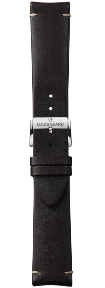 Louis Erard Strap Leather Dark Brown Baranil 20/18mm