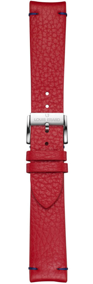 Louis Erard Strap Leather Red Grained 22/20mm