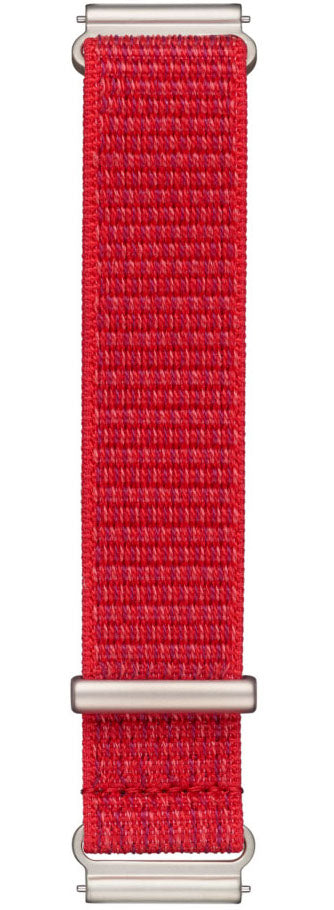 Louis Erard Strap Nylon Red Microblasted Grade 2 Titanium 22.70mm