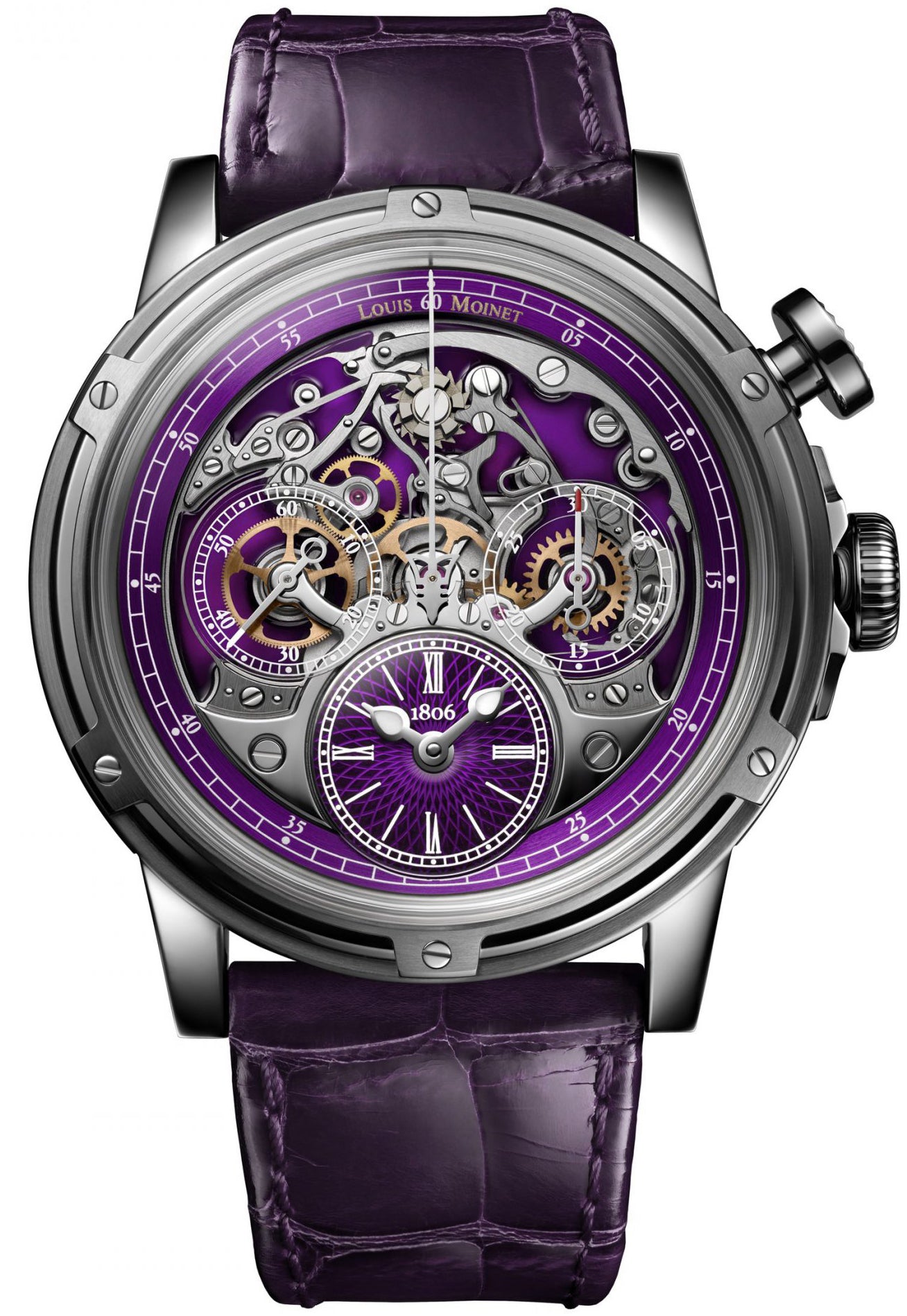 Louis Moinet Memoris Superlight Purple Limited Edition