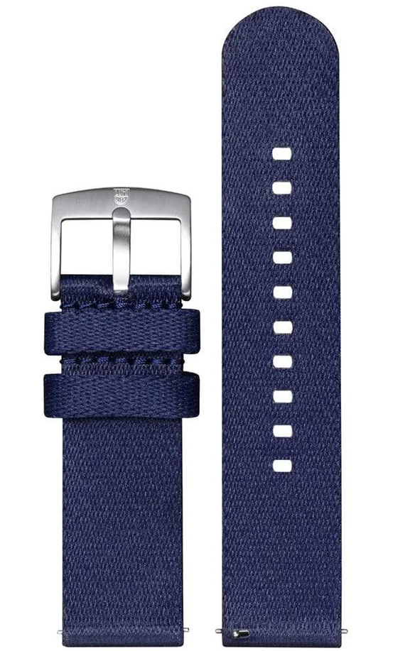 Luminox Strap Leather Blue 24mm