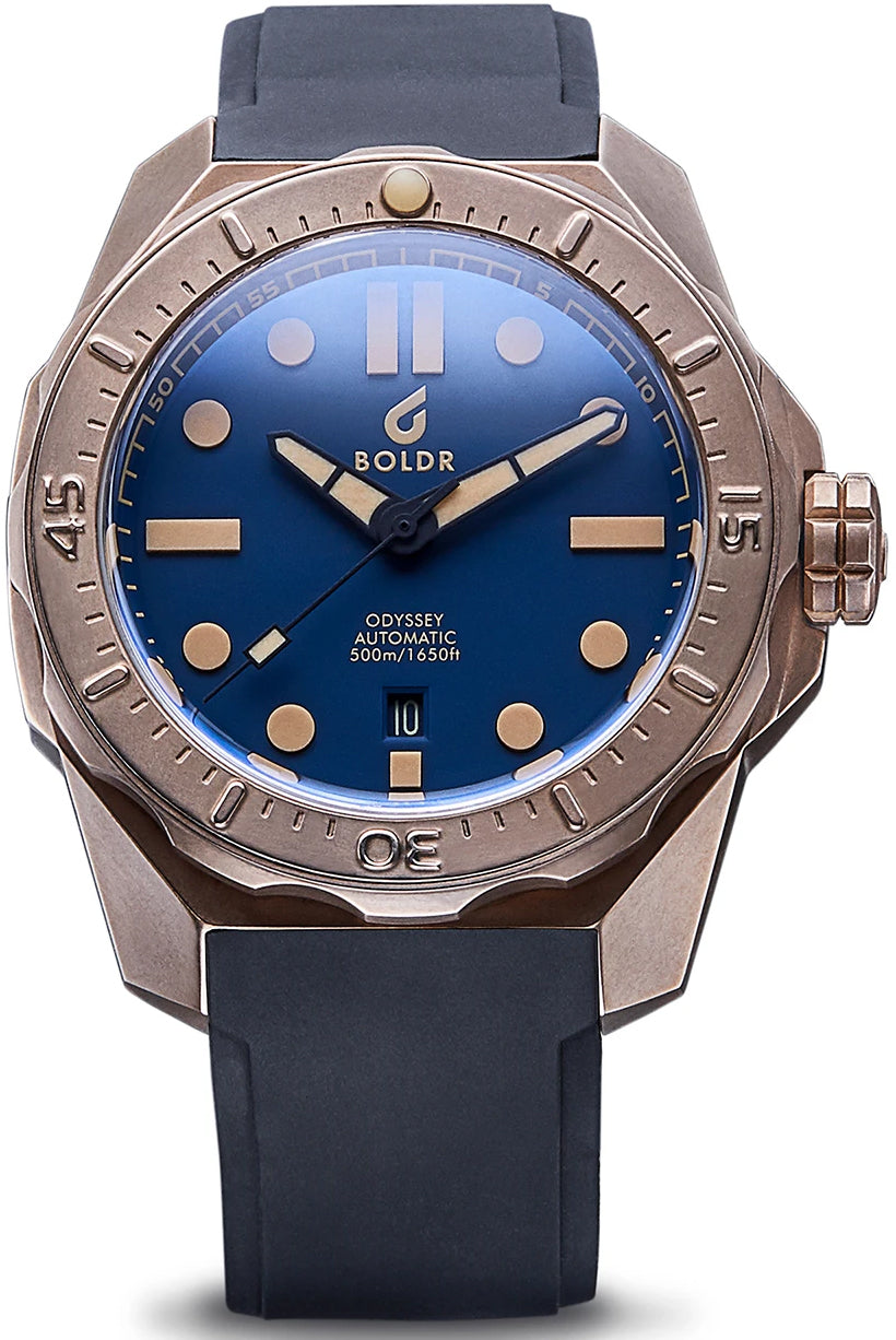 Boldr Watch Odyssey Bronze Prusssian Blue Limited Edition