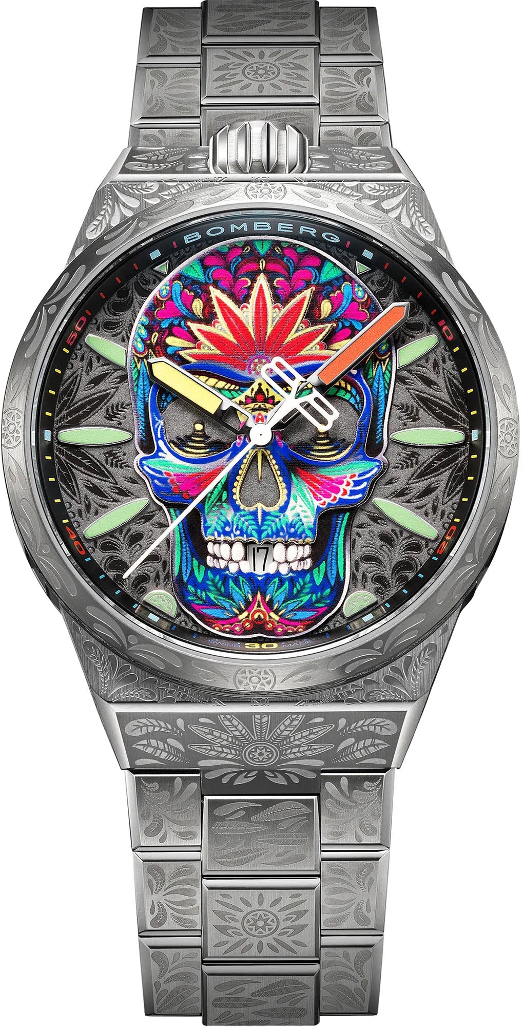 Bomberg Bolt-68 Neo Tattooed Skul Ii Limited Edition