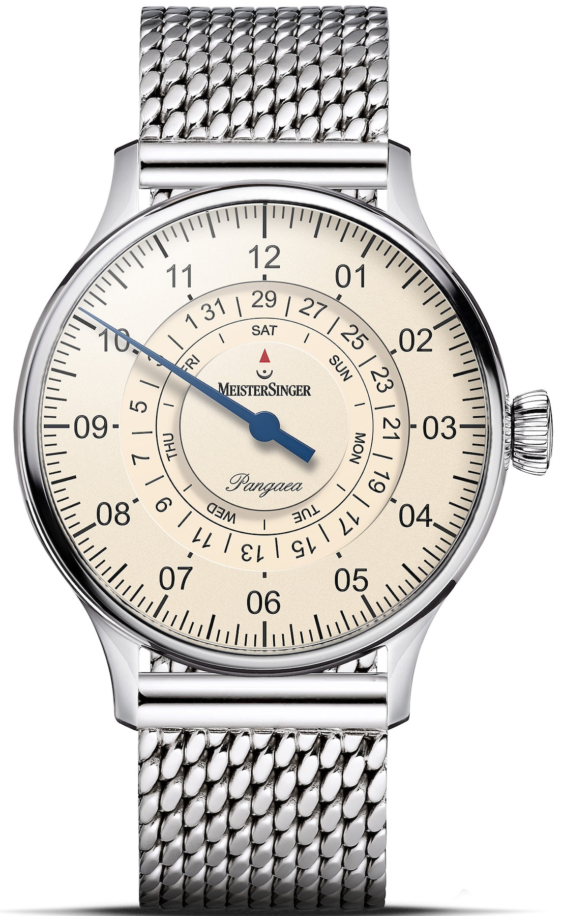 Meistersinger Pangaea Day Date Milanaise Bracelet