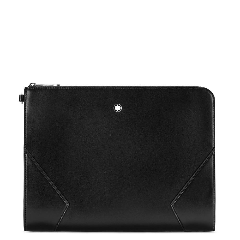 Montblanc Business Bag Meisterstuck Portfolio With Zip D - Black