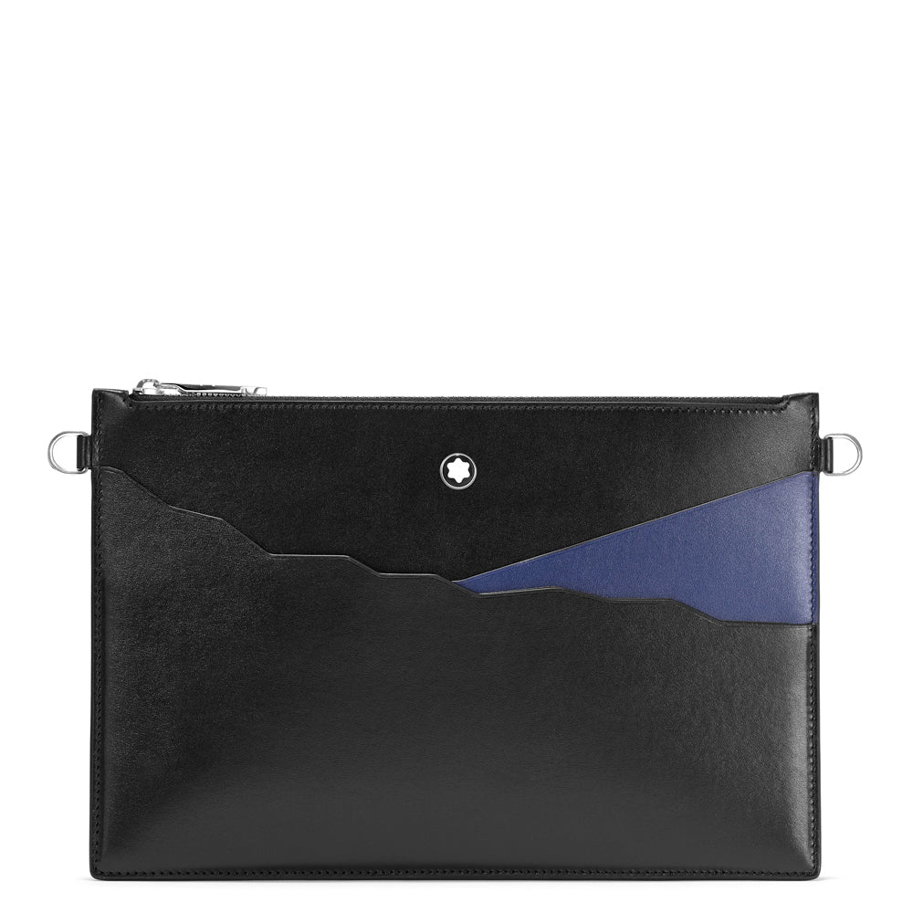 Montblanc Business Bag Meisterstuck Pouch With Zip D - Black