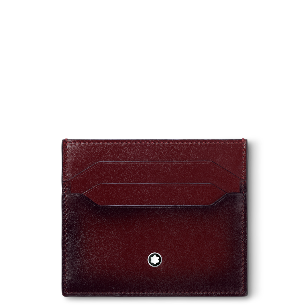 Montblanc Meisterstuck Card Holder 6cc Sfumato Burgundy D
