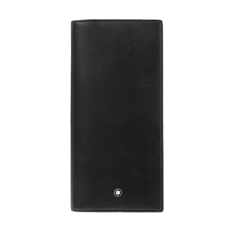 Montblanc Meisterstuck Wallet 14cc With Zipped Pocket Black