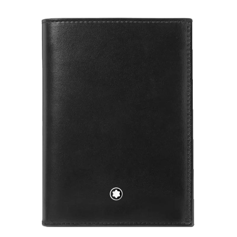 Montblanc Meisterstuck Wallet 7cc With Id Holder Black