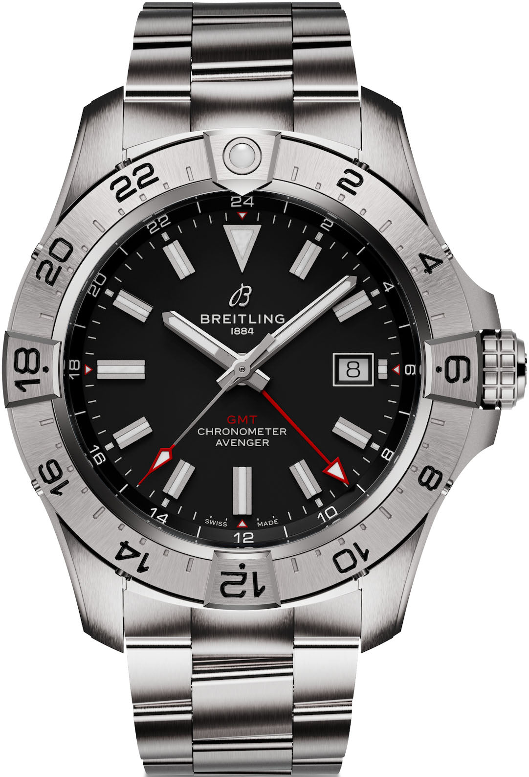 Breitling Avenger Automatic Gmt 44 Black Bracelet