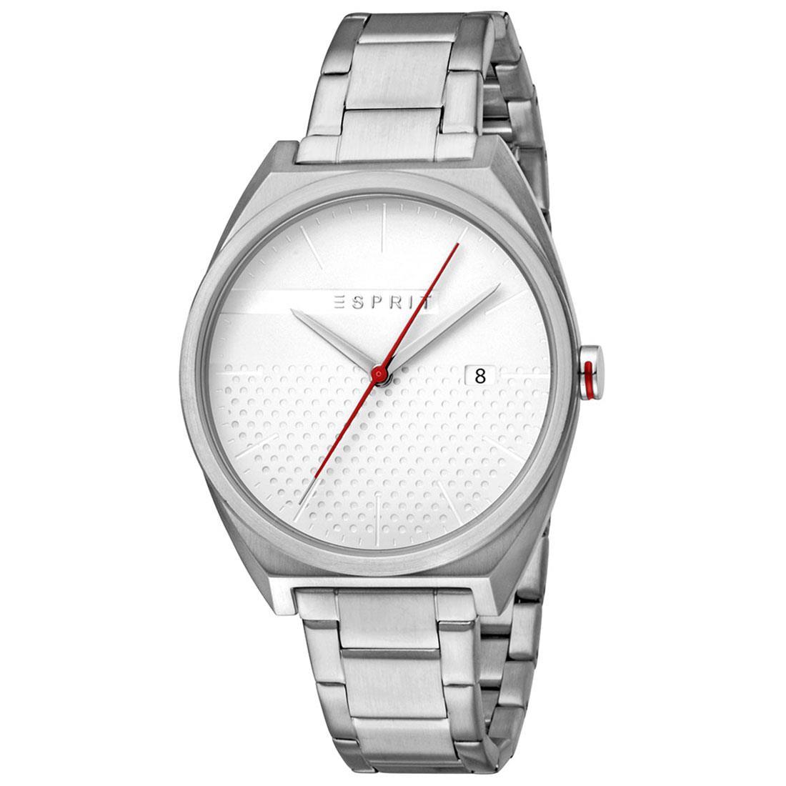 Esprit Es1g056m0055 Grey Stainless Steel Strap Mens Watch