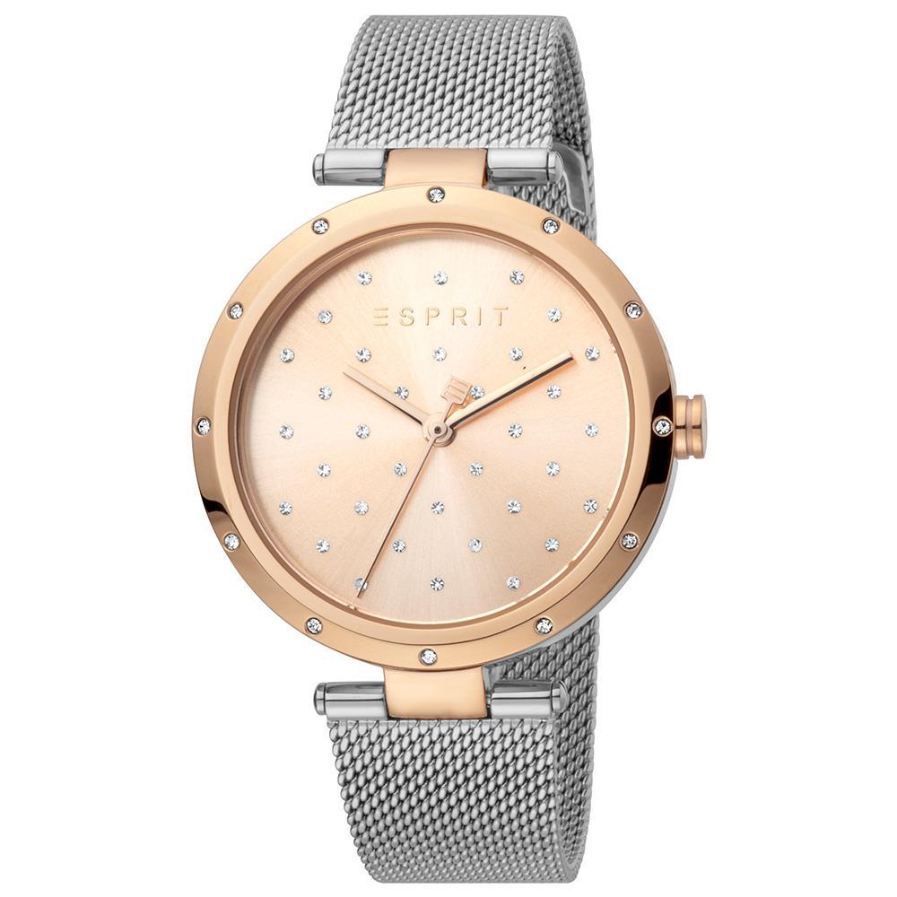 Esprit Es1l214m0095 Grey Mesh Strap Womens Watch