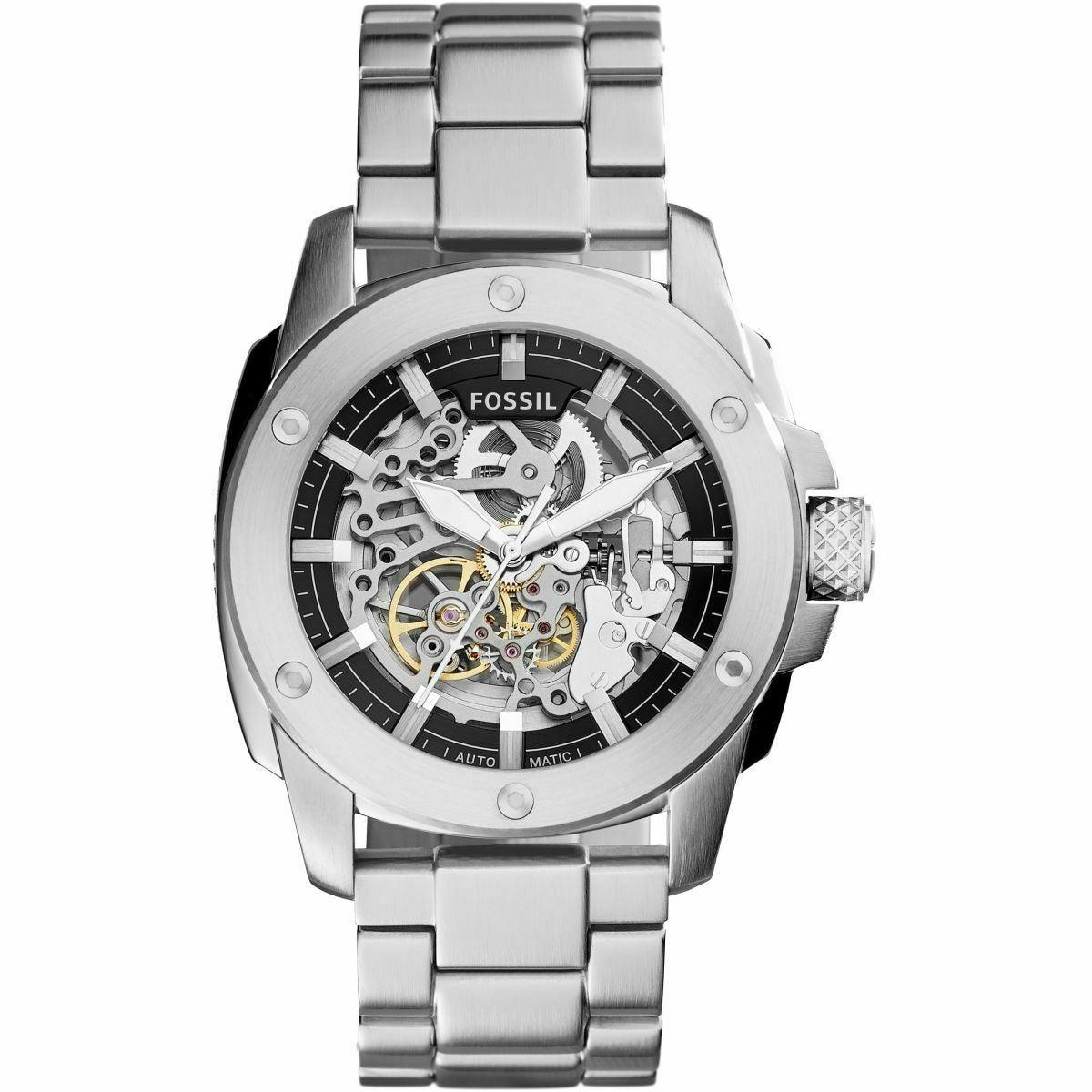 Fossil Me3081 Mens Modern Machine Automatic Steel Watch