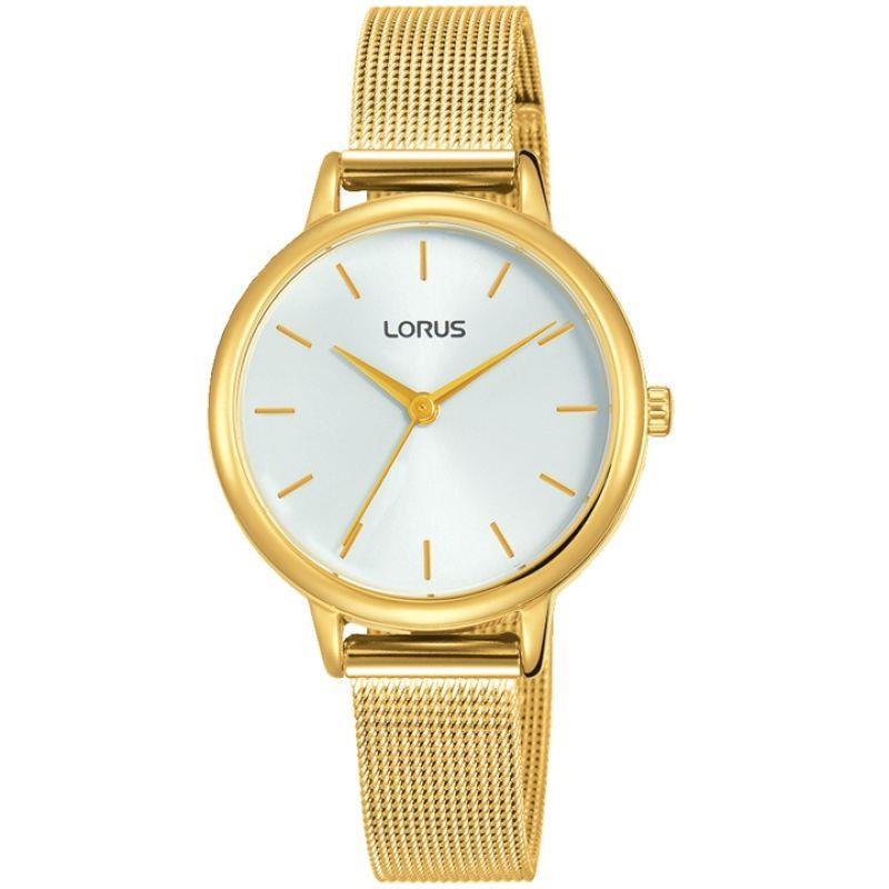 Lorus Rg250nx8 Gold Mesh Strap Womens Watch