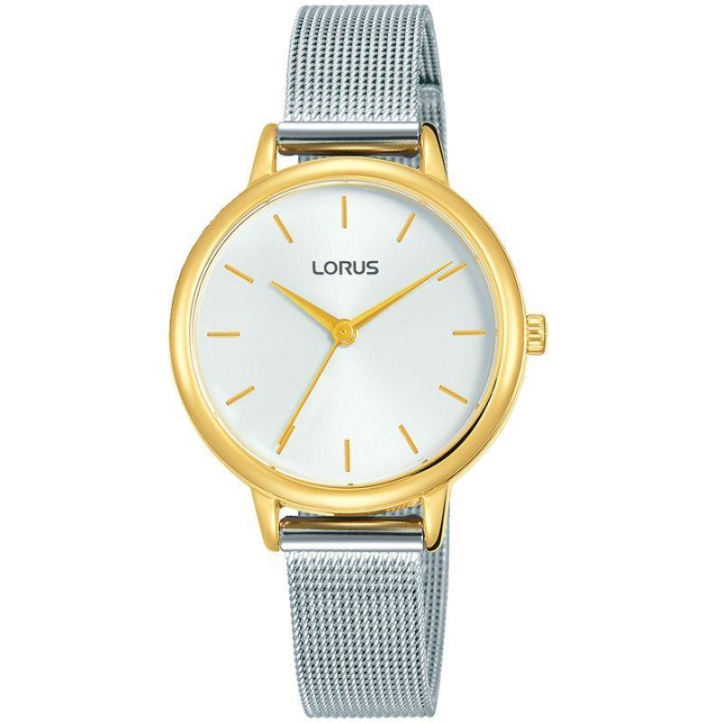 Lorus Rg250nx9 Grey Mesh Strap Womens Watch
