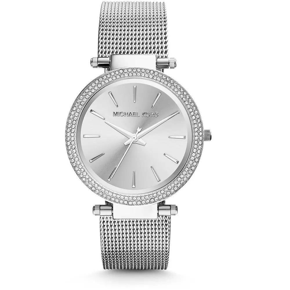 Michael Kors Mk3367 Darci Stainless Steel Mesh Bracelet Womens Watch