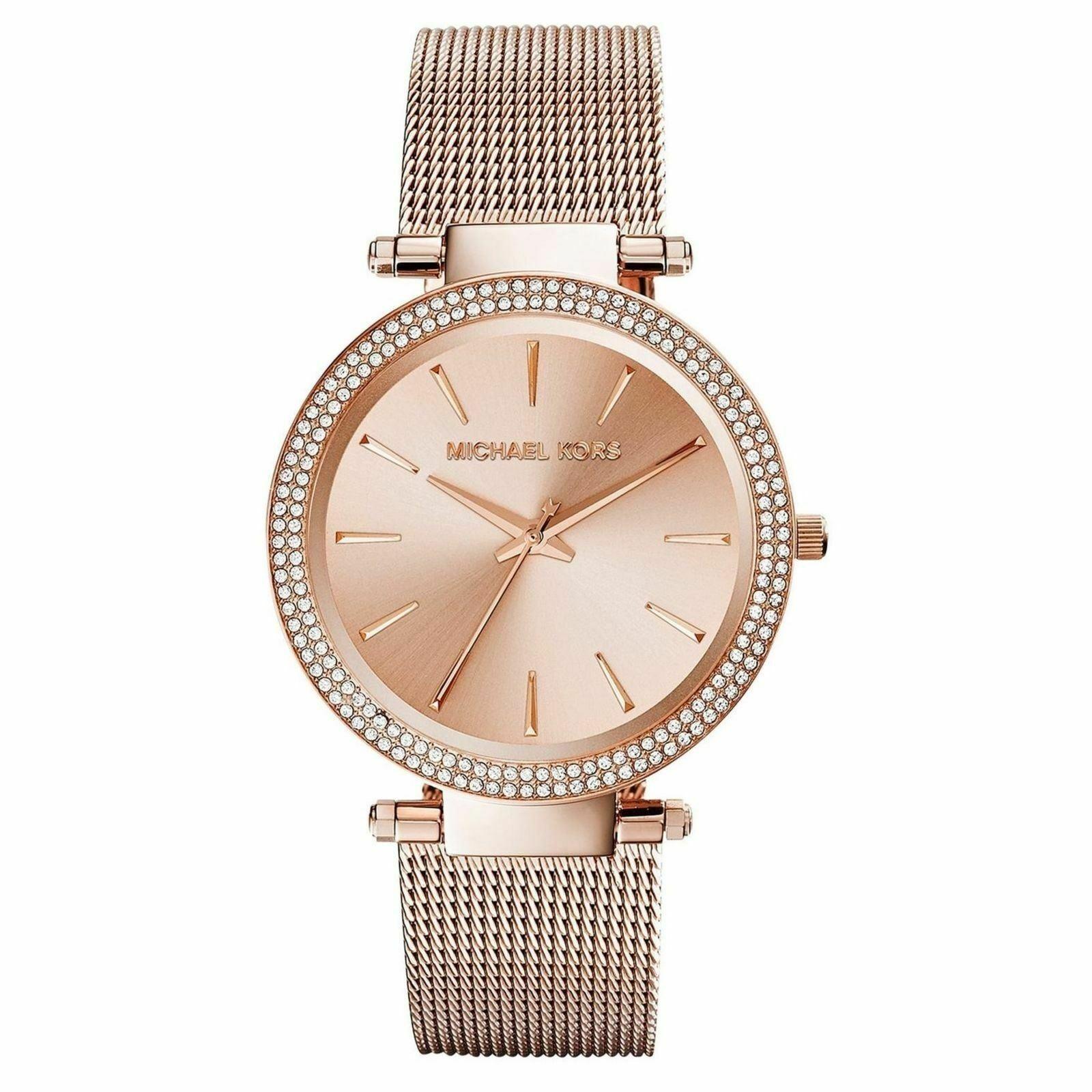 Michael Kors Mk3369 Rose Gold-tone Darci Womens Watch