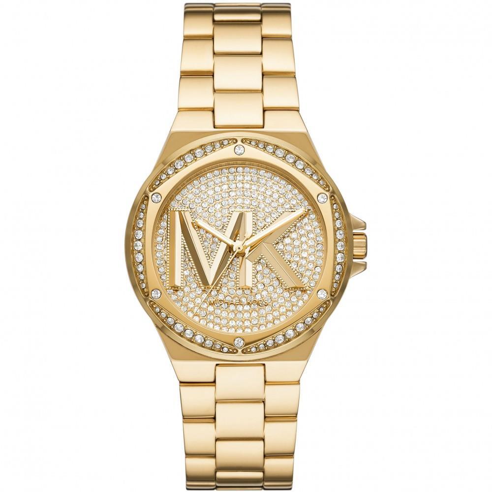 Michael Kors Mk7229 Lennox Three-hand Gold-tone Stainless Steel Womens Watch
