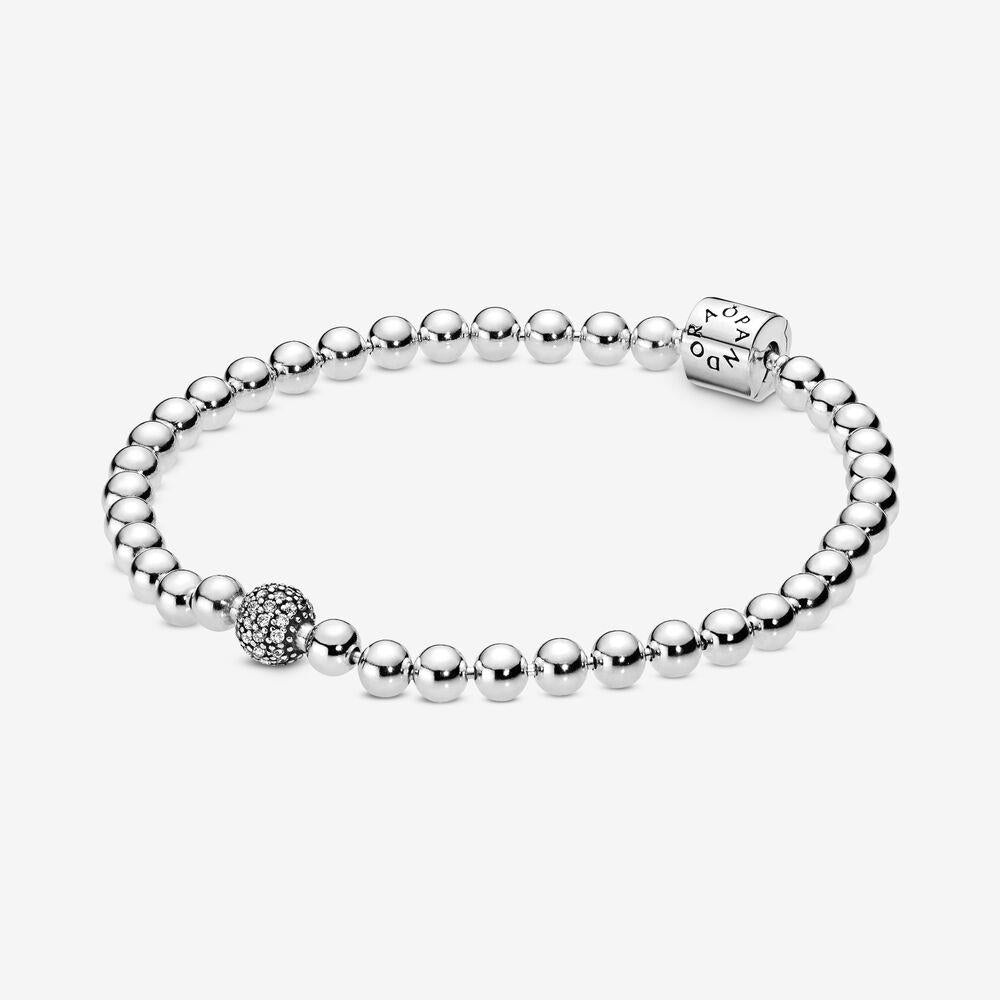 Pandora 598342cz-19 BeadsandPav Bracelet