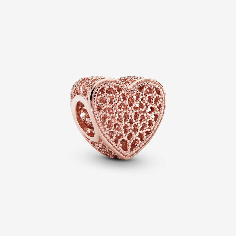 Pandora 781811 FiligreeandBeaded Heart Charm